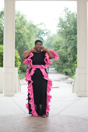 Ruffle Royale Maxi